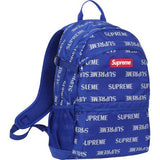 Supreme Blue Reflective Repeat Logo Backpack