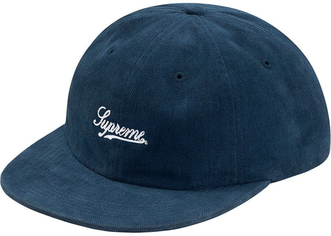 Supreme Brushed Twill 6-Panel Navy