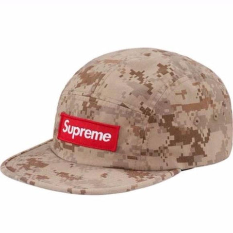 Supreme NYCO Twill Camp Cap Tan Digi Camo