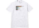 Supreme Chart Tee White