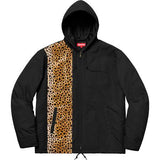 Supreme Cheetah Hooded Station Jacket Black