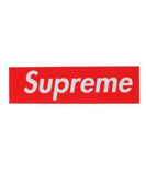 Supreme Felt Box Logo Sticker Red