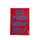 Supreme Go Fuck Yourself Sticker Red