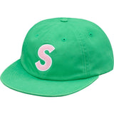 Supreme Green Felt S Logo 6 Panel
