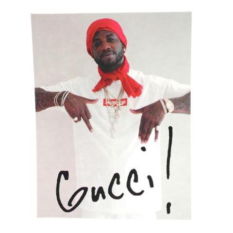 Supreme Gucci Mane Sticker