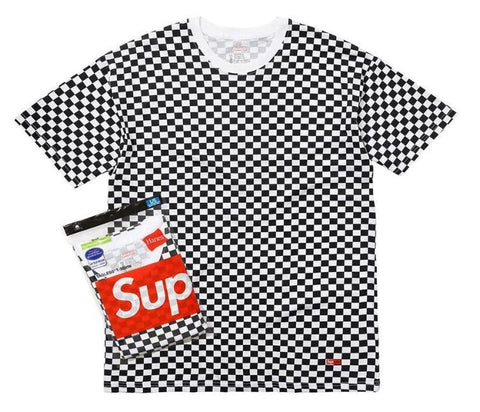 Supreme Hanes Tagless Tees (2 Pack) Checkered