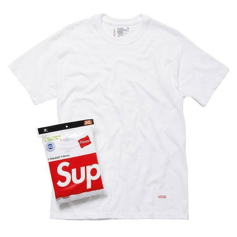Supreme/Hanes Tee (3 Pack) White