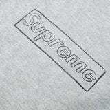 Supreme Kaws Box Logo Tee Grey