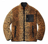 Supreme Leopard Fleece Reversible Jacket Black