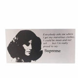 Supreme Mean Sticker