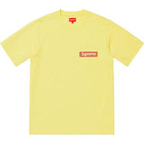 Supreme Mesh Stripe Pocket Tee Pale Yellow