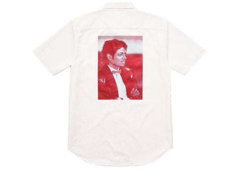 Supreme Michael Jackson SS Work Shirt White