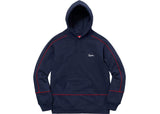 Supreme Piping Hooded Sweatshirt Navy