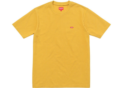 Supreme Pique Small Box Tee Dark Yellow