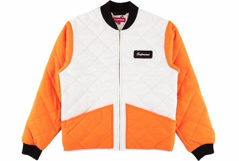 Supreme Color Blocked Quilted Jacket