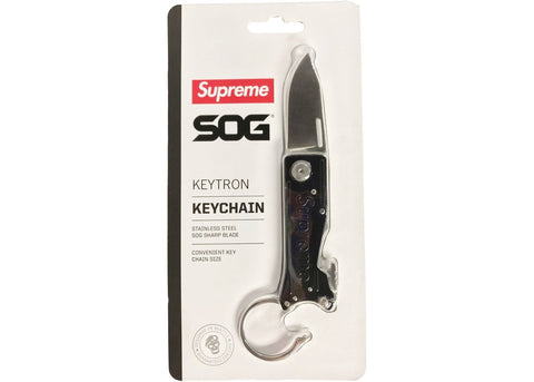 Supreme SOG Keytron Folding Knife Black