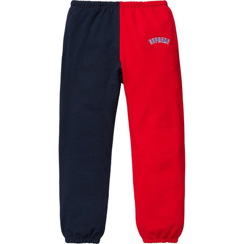 Supreme Split Sweatpants Navy