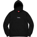 Supreme Tag Logo Hooded Sweatshirt Black