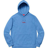 Supreme Tag Logo Hooded Sweatshirt Columbia Blue