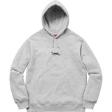 Supreme Tag Logo Hooded Sweatshirt Heather Grey