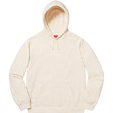 Supreme Tag Logo Hooded Sweatshirt Natural