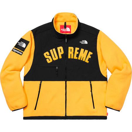Supreme/The North Face Arc Logo Denali Fleece Jacket  Yellow