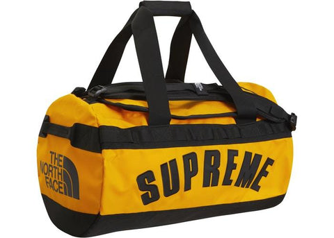 Supreme/The North Face Arc Logo Small Base Camp Duffle Bag Yellow