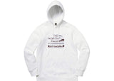 Supreme The North Face Metallic Logo Hooded Sweatshirt White