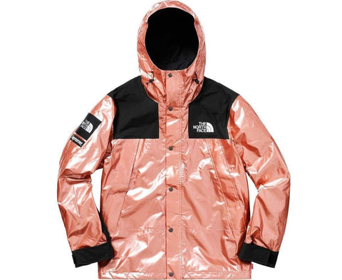 Supreme The North Face Metallic Mountain Parka Rose Gold