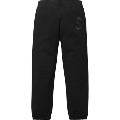 Supreme Tonal S Logo Sweatpants Black