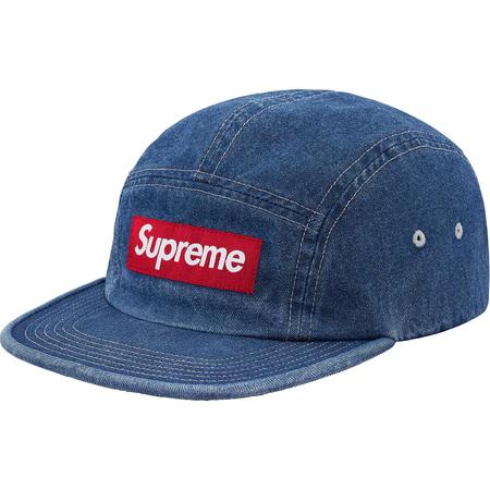 Supreme Washed Chino Twill Camp Cap Denim