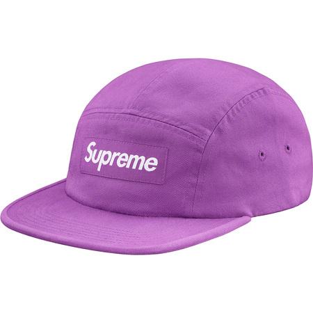 Supreme Washed Chino Twill Camp Cap Light Purple