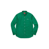 Supreme Washed Twill Button Up Green