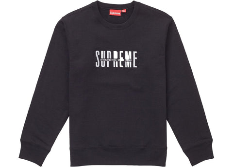 Supreme World Famous Crewneck Black