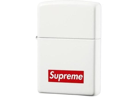 Supreme Zippo White