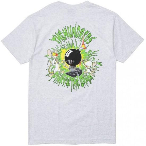 The Hundreds Pinky & The Brain Tee Heather Grey
