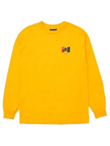The Hundreds x X-Large Gold L/S Wildfire Tee