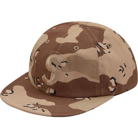 Supreme S Cap 6 Panel Desert Camo