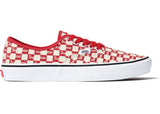 Vans Authentic Supreme Red Checker Logo