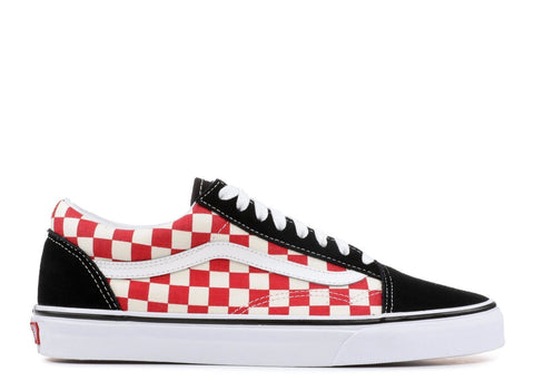 Vans Old Skool Checkerboard Racing Red