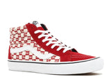 Vans Sk8-Hi Supreme Red Checker Logo Alternative View 1