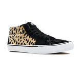 Vans Sk8-Mid Supreme Velvet Leopard Black Alternative View 1