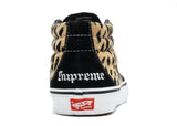 Vans Sk8-Mid Supreme Velvet Leopard Black Alternative View 3