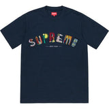 Supreme City Arc Tee Navy1