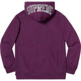 Supreme Sequin Arc Hooded Sweatshirt Eggplant