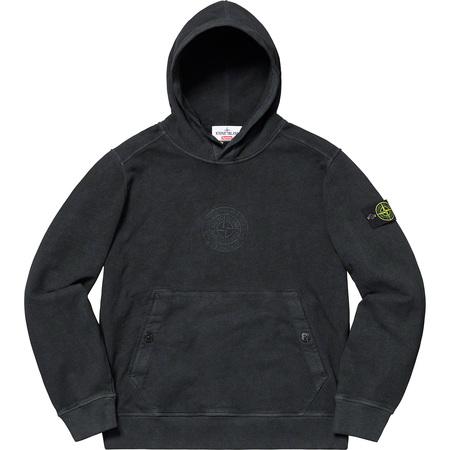 Supreme/Stone Island Hooded Sweatshirt Black