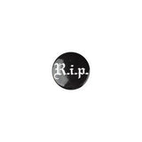 Supreme Black R.I.P Button