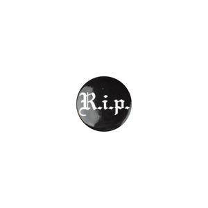 Supreme Black R.I.P Button