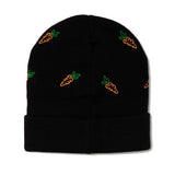 Carrots All Over Beanie Black