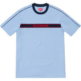 Supreme Chest Stripe Logo S/S Top Light Blue